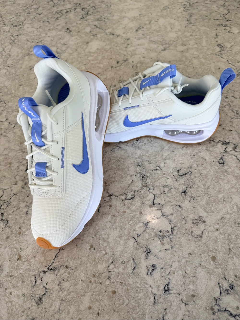 NEW - Size 7M/8.5W - Nike Air Max INTRLK Lite White & Blue Sneakers - DX3705-104